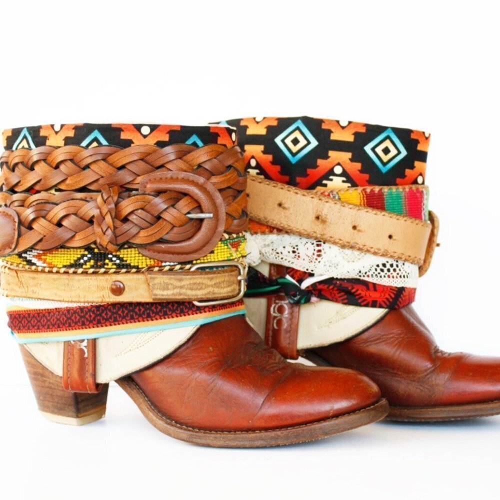 Wild & Free Custom Handmade Upcycled Wild Ones Boots - Picture 3 of 6